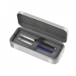 PARKER ΣΤΥΛΟ JOTTER ORIG BLACK + BLUE + ΜΕΤΑΛΛΙΚΗ ΘΗΚΗ